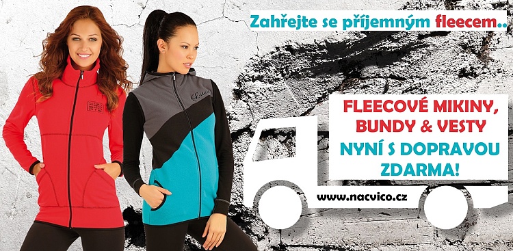 Dámské fleecové mikiny NA CVÍČO